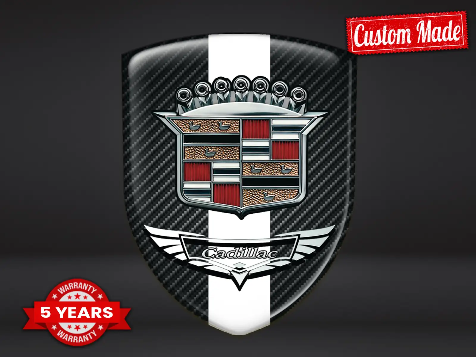 Cadillac Emblème Auto Max Résistant Stylé Pro Performance ST